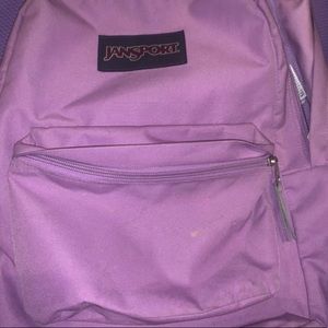 purple jansport backpack